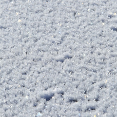 texture of the snow
