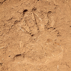 texture of clay and straw