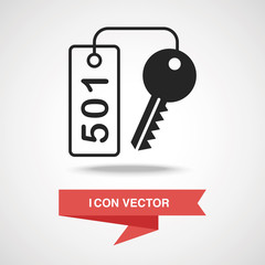 hotel key icon