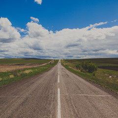 road stretches into the distance