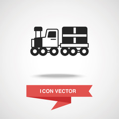 logistics truck icon