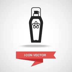 cosmetic bottles icon