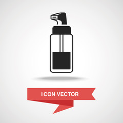 cosmetic bottles icon