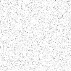 White abstract background with black film grain, noise, dotwork, halftone, grunge texture for design concepts, banners, posters, wallpapers, web, presentations and prints. Vector illustration. - 117261276