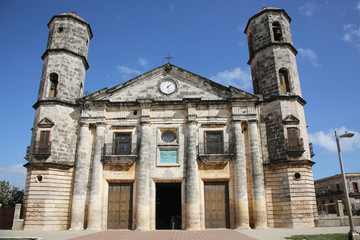 Fototapeta na wymiar Cardenas Cathedral Cuba