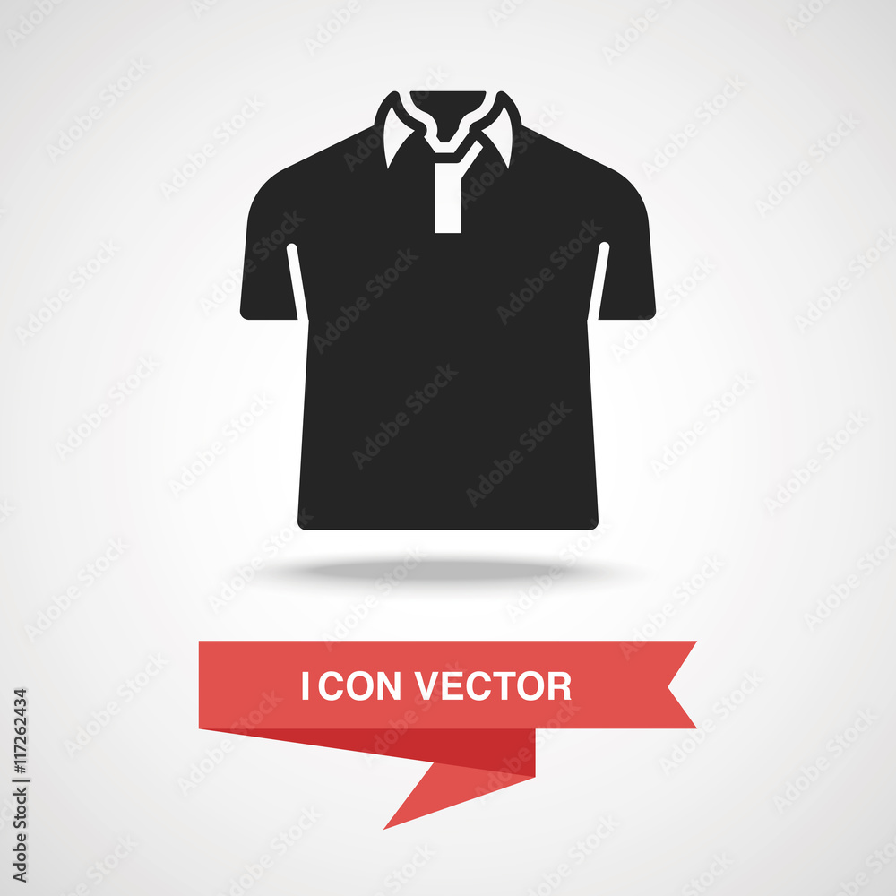 Sticker clothes icon