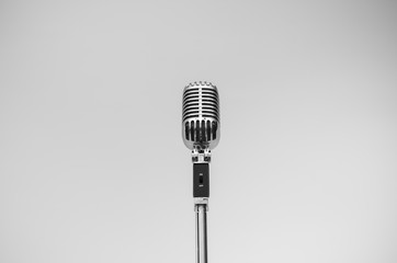 Obraz premium vintage mikrofon