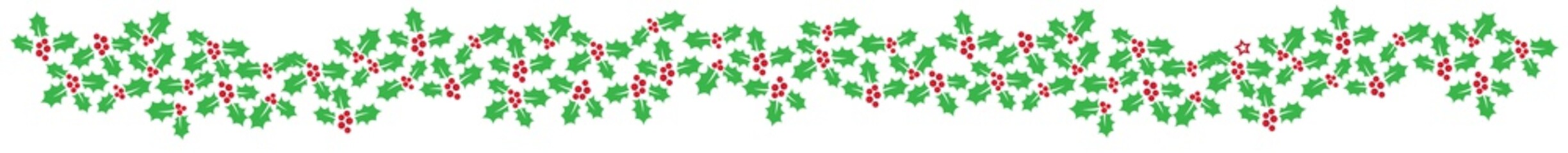 mistletoe garland for christmas