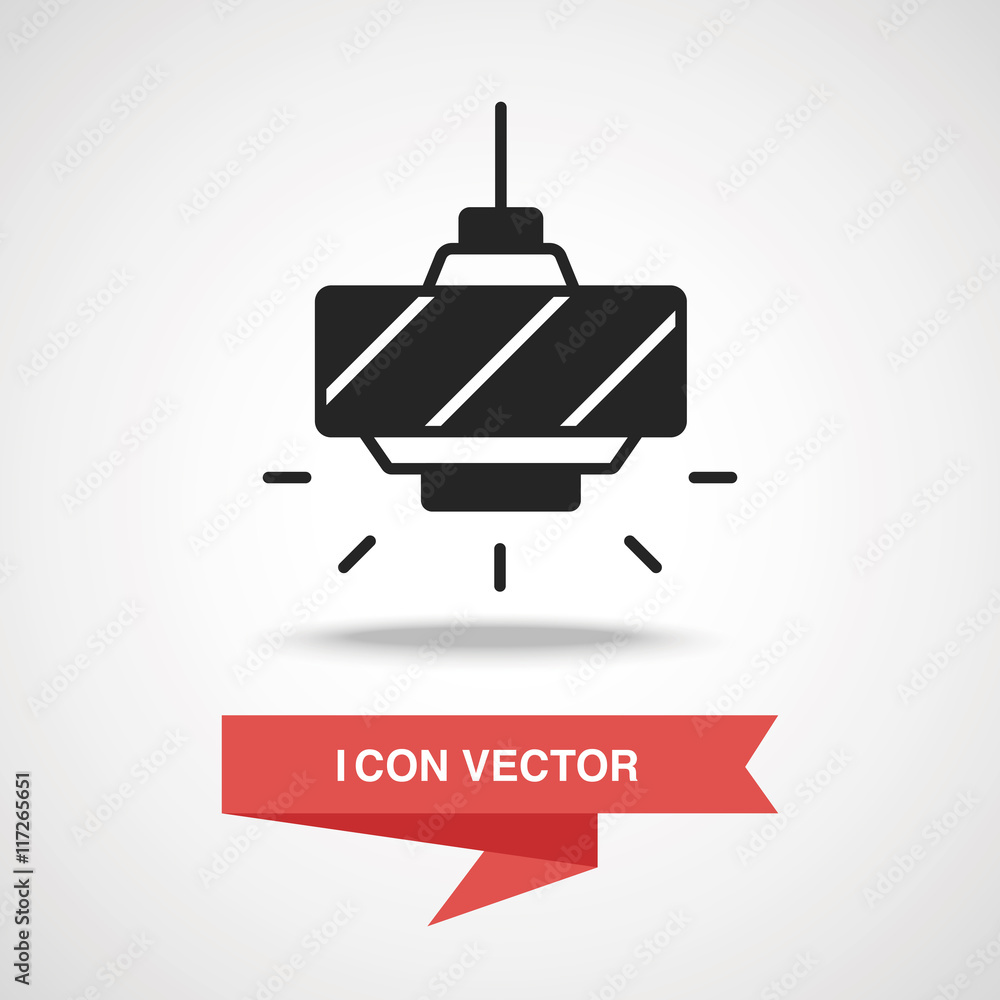 Poster lamp icon