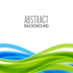 Abstract background with blue and green elements
