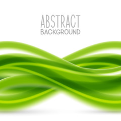 Abstract background with green elements 