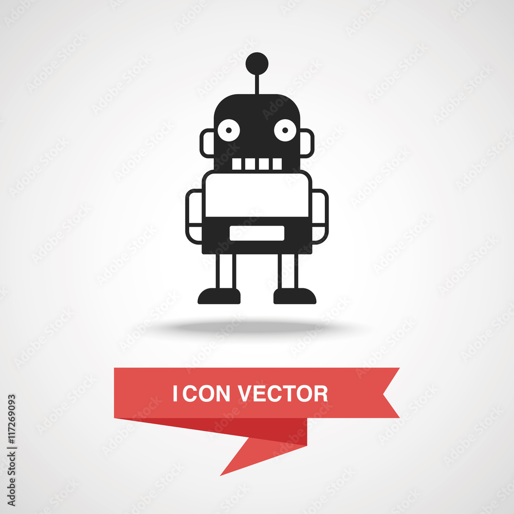 Poster robot icon