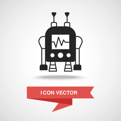 Naklejka premium robot icon