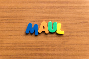 maul colorful word