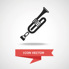 Obraz premium trumpet icon