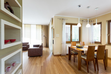 New dining room open to living room idea