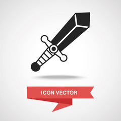 Sword and shield icon