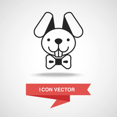 Easter bunny icon