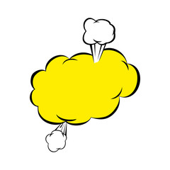 Communication concept represented by bubble icon. Isolated and flat illustration