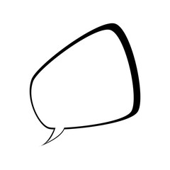 Communication concept represented by bubble icon. Isolated and flat illustration