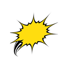 Communication concept represented by bubble icon. Isolated and flat illustration