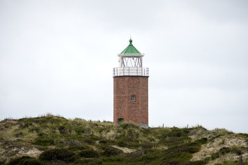 Fototapeta na wymiar Small Lighthouse at Kampen /Sylt