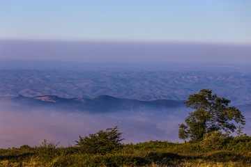 Fototapeta premium beautiful landscape seen from above in portugal Portimao region