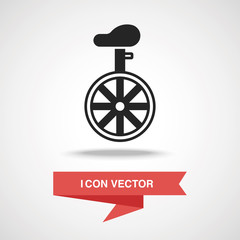 Fototapeta premium Unicycle icon