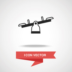 playground seesaw icon