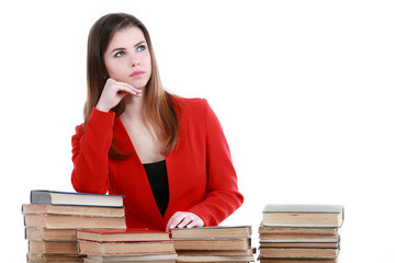 Woman with a book