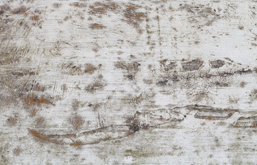 The old wooden houses painted wall. Closeup view. Selective focu