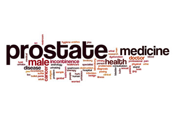 Obraz premium Prostate word cloud concept