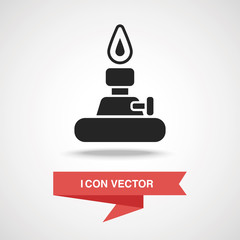 Alcohol lamp icon