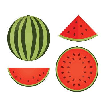Watermelon icon. 