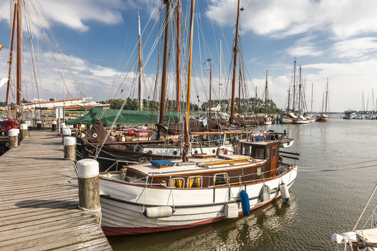 Panorama Museumshafen von Kappeln
