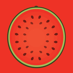 Watermelon icon. 