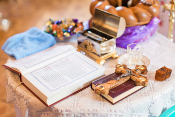 Interior of the Orthodox Church beautiful inside
