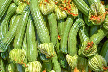 Courgettes.