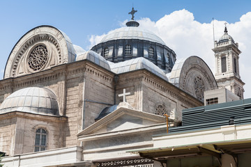 Fototapeta na wymiar Exterior of Hagia Triada Istanbul