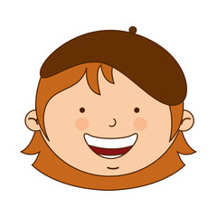 australian girl character icon