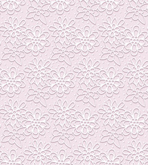 Vector seamless pattern. Lace ornament.