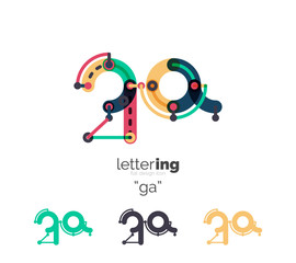 Letters logo icon