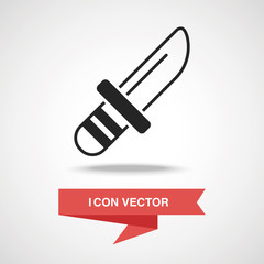Utility knife icon