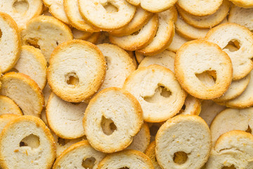 mini bread chips