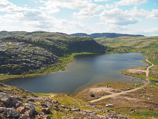 Northern mountains - Hibiny. Panorama