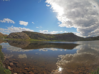 Northern mountains - Hibiny. Panorama