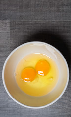 Eggs in cup