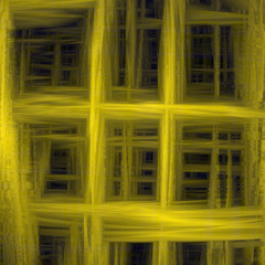 Unique abstract mesh yellow background.