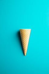 Sweet wafer cone.