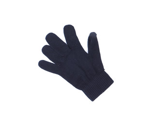 baby gloves on white background